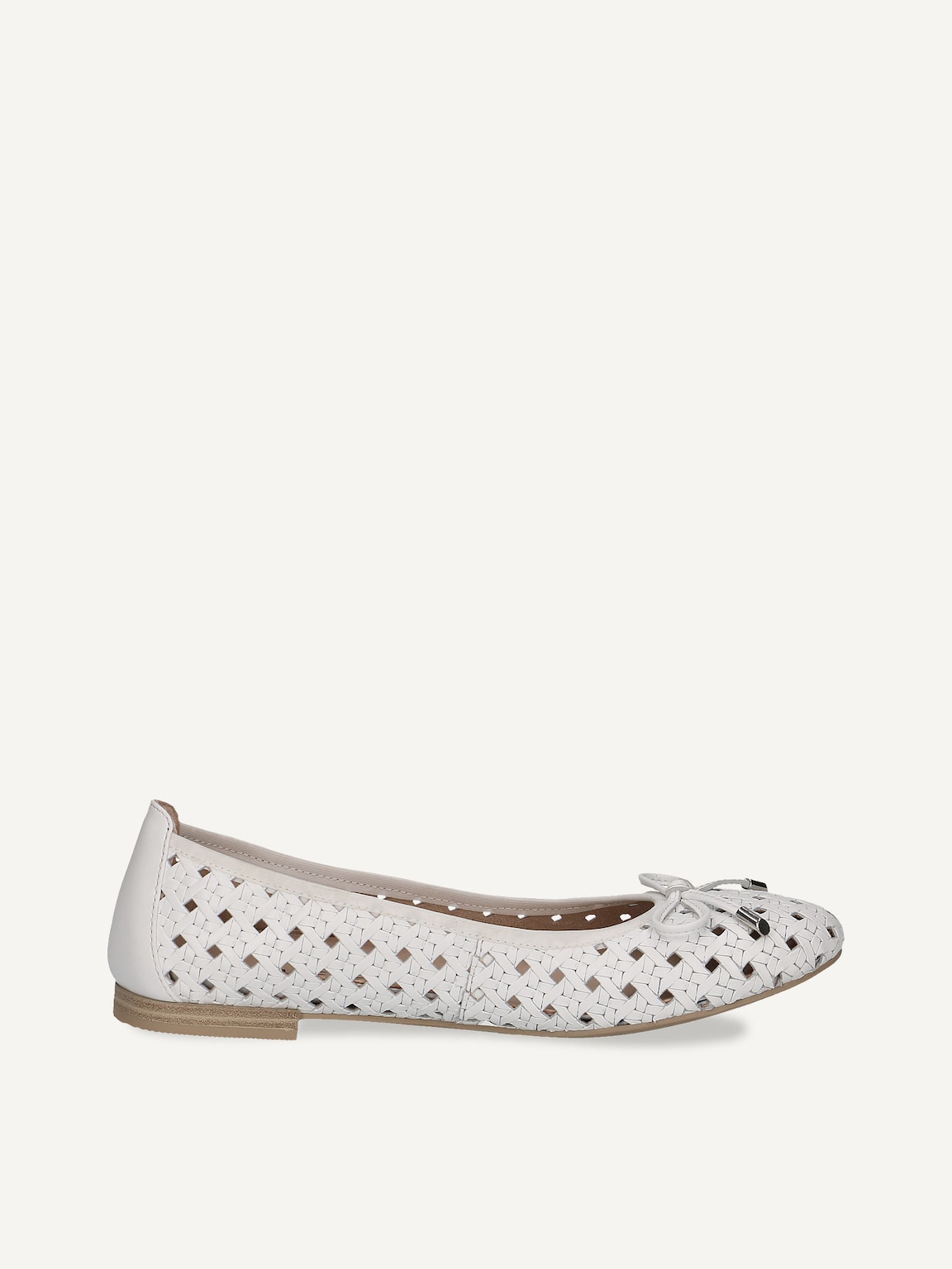 Caprice, Leather Ballerina - white WHITE NAPPA, image 3 of 5
