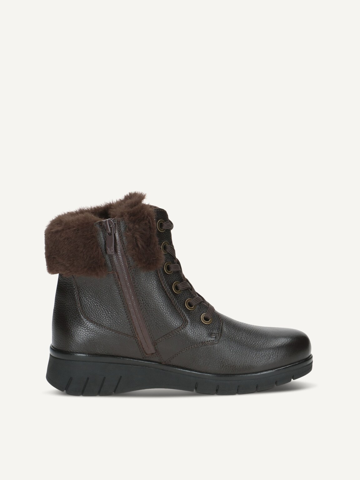 Caprice, Bootie - brown warm lining DK BROWN NAPPA, image 3 of 5
