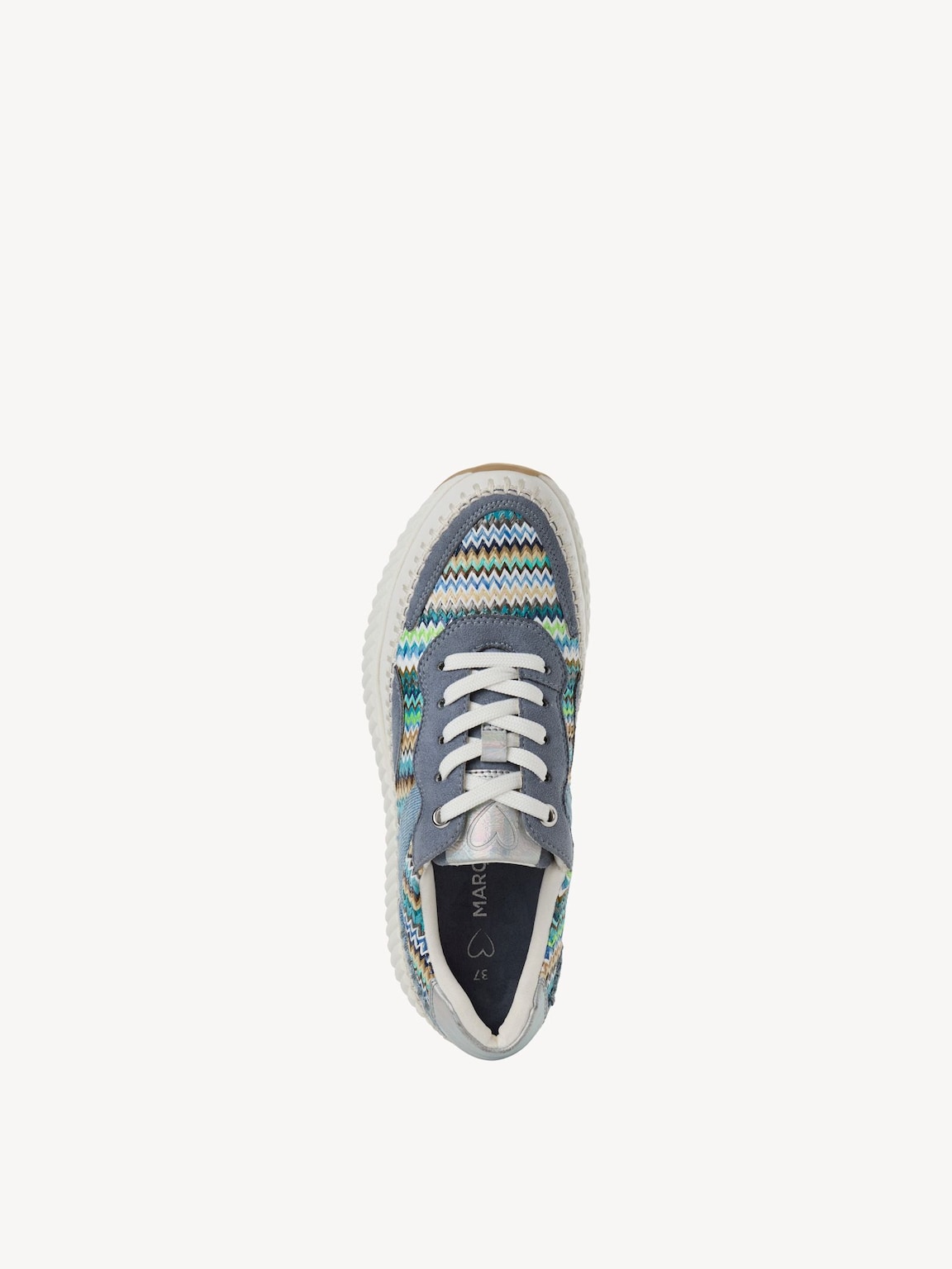 Marco Tozzi, Sneaker - bianco WHITE COMB, immagine 3 di 6