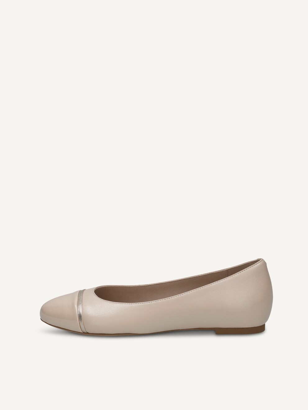 Caprice, Ballerine - beige CREAM/GOLD, image 1 sur 5
