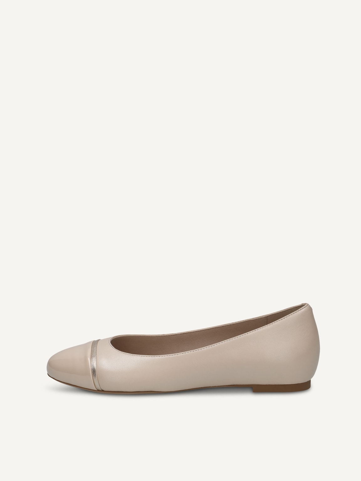 Caprice, Ballerina - beige CREAM/GOLD, image 2 of 5