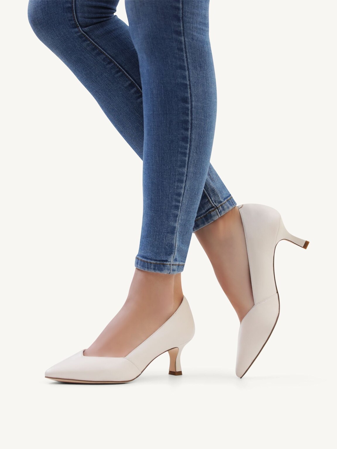 Caprice, Leather Pumps - beige CREAM PERLATO, image 2 of 6