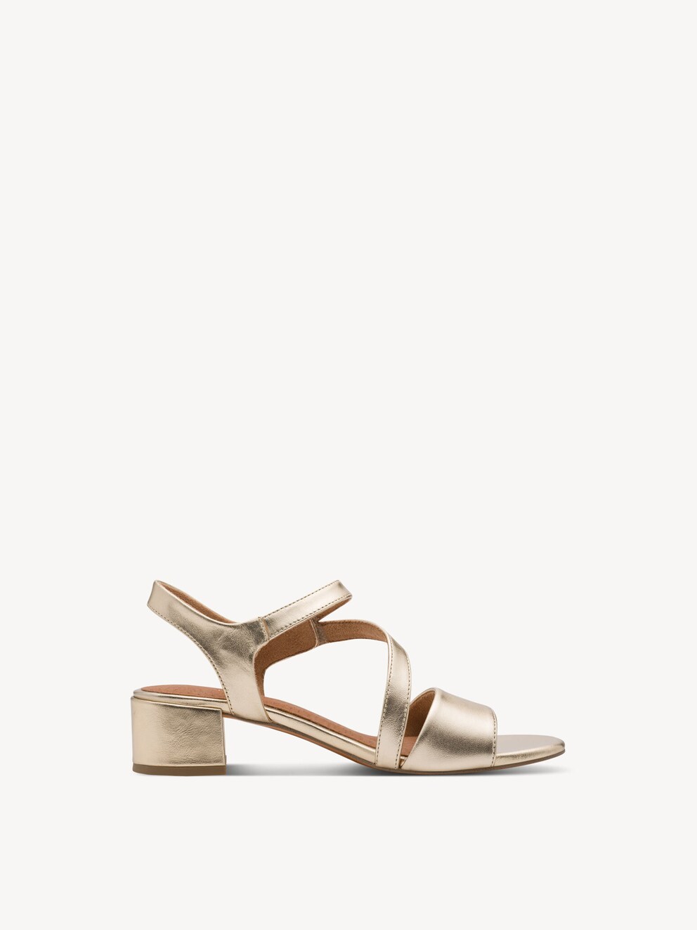 Marco Tozzi, Ledersandalette - metallic GOLD, Bild 7 von 7