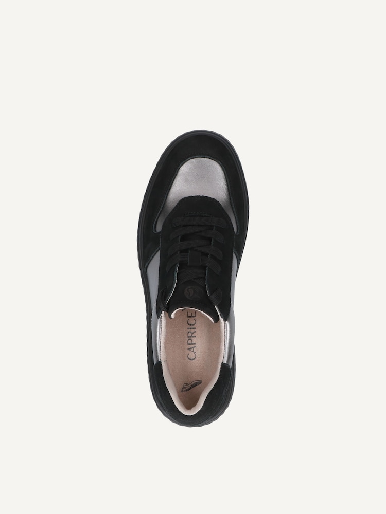 Caprice, Basket en cuir - noir BLACK/PIOMBO, image 4 sur 5