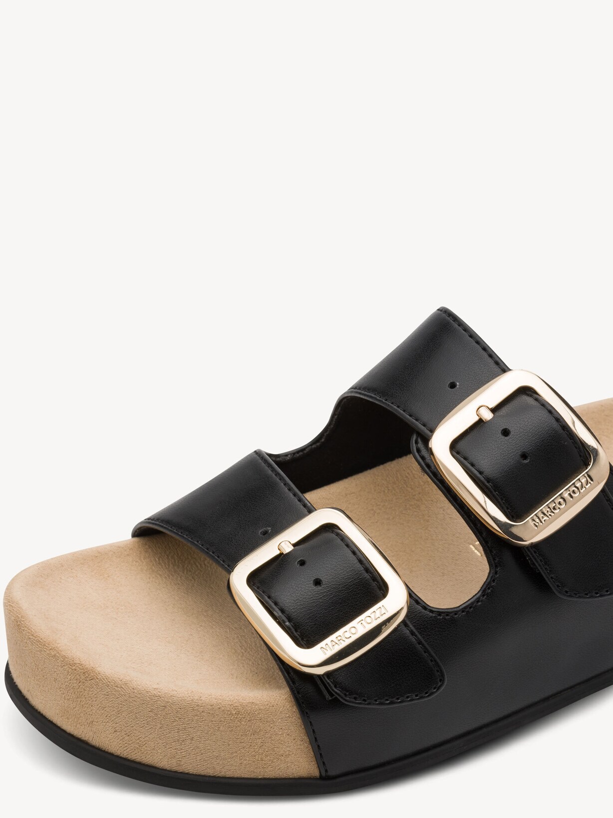 Marco Tozzi, Pantolette - sort BLACK, billede 5 af 7