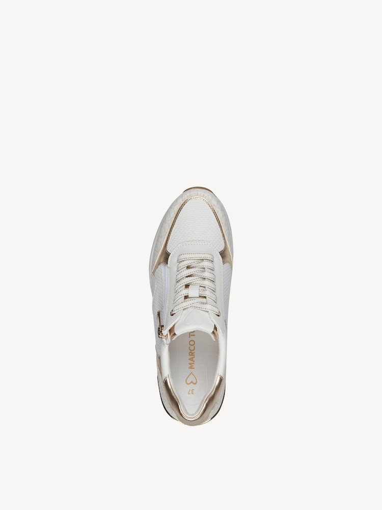 Marco Tozzi, Sneaker - bianco WHITE COMB, immagine 3 di 6