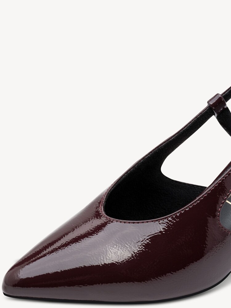 Marco Tozzi, Pumps - red BORDEAUX PAT., image 5 of 6