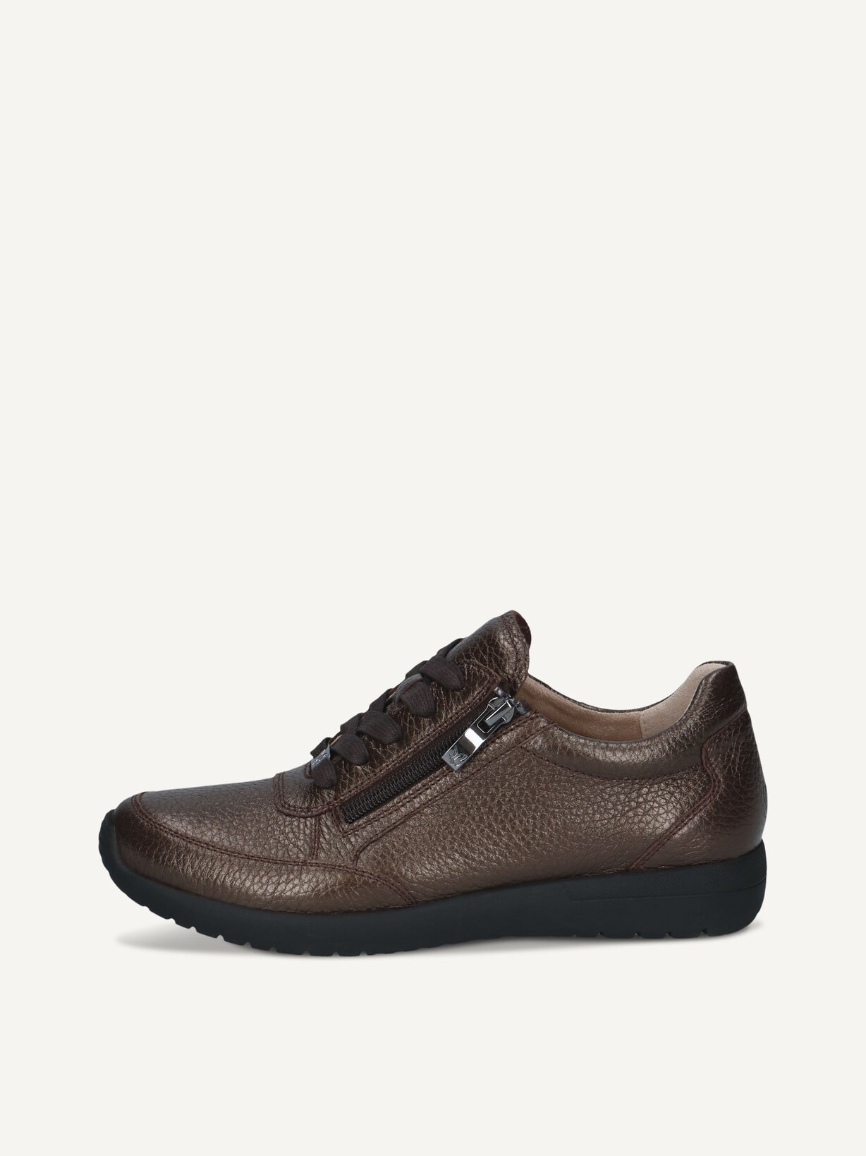 Caprice, Leather Low shoes - brown DK BR PER.DEER, image 1 of 5