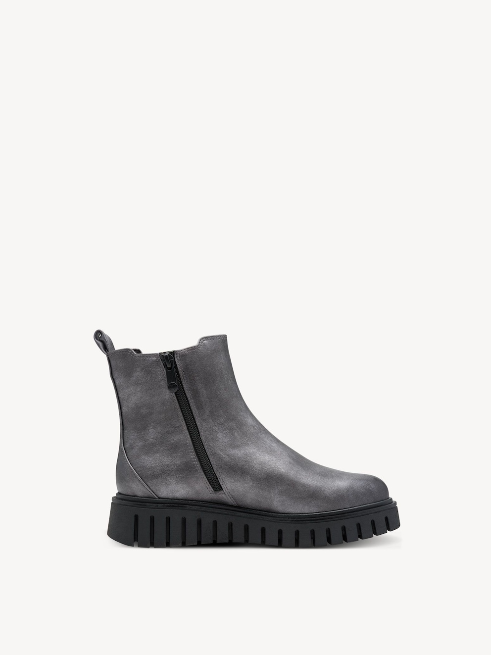 Marco Tozzi, Chelseaboot - metallic PEWTER, afbeelding 7 van 7