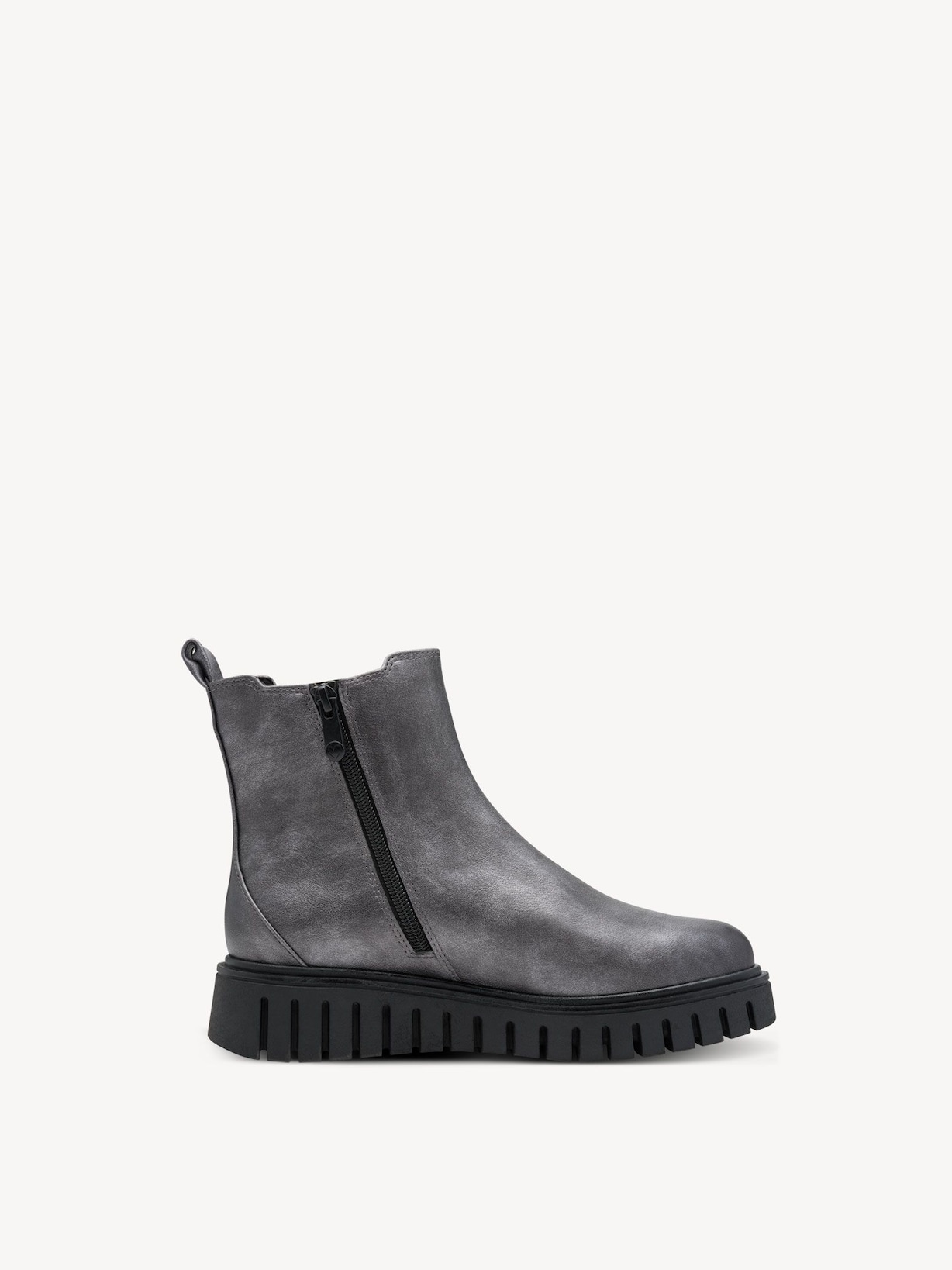 Marco Tozzi, Chelseaboot - metallic PEWTER, afbeelding 7 van 7