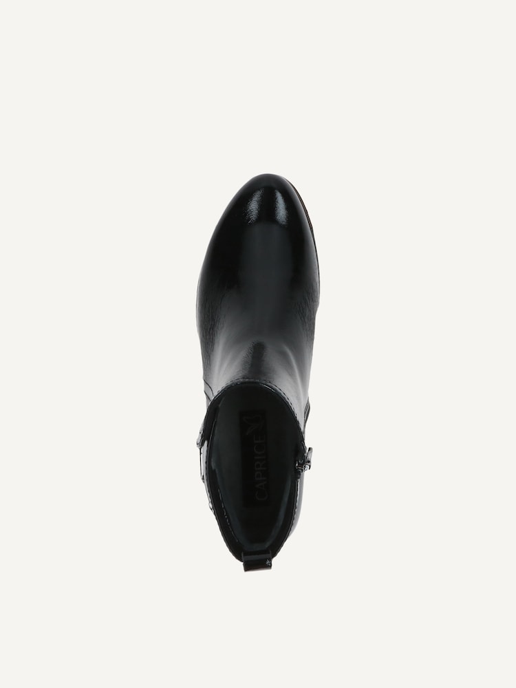 Caprice, Bottine en cuir - noir BLACK NAPLAK, image 4 sur 5