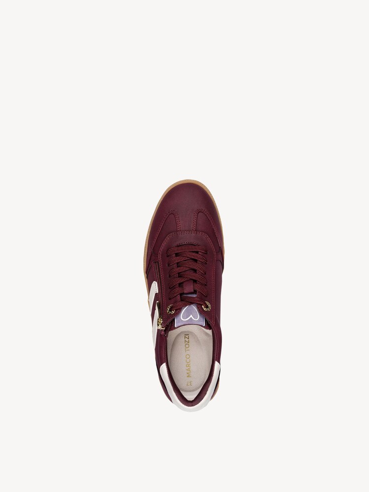 Marco Tozzi, Sneaker - rosso VINO COMB, immagine 3 di 6