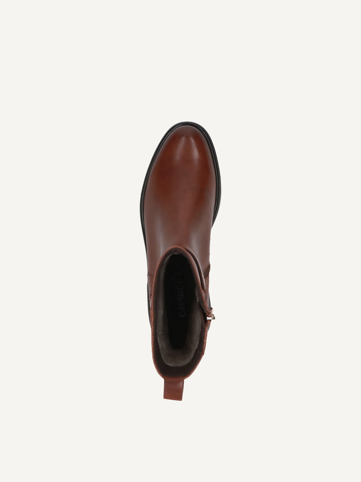 Caprice, Bottine en cuir - marron COGNAC COMB, image 4 sur 5