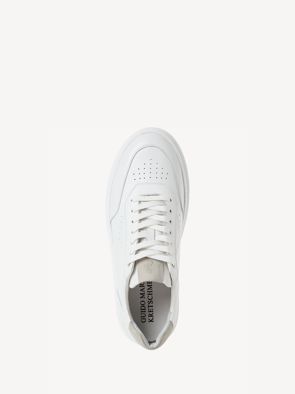 Marco Tozzi, Leather Sneaker - white WHITE, image 5 of 6