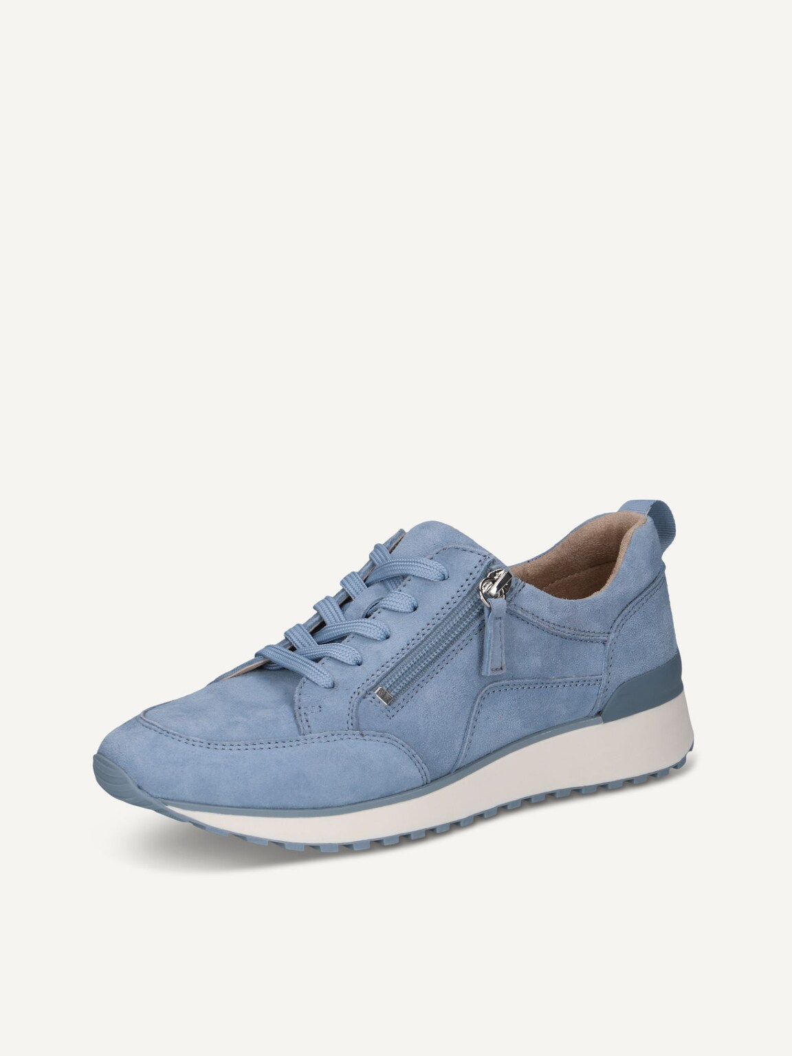 Caprice, Leather Sneaker - blue BLUE SUEDE, image 1 of 5