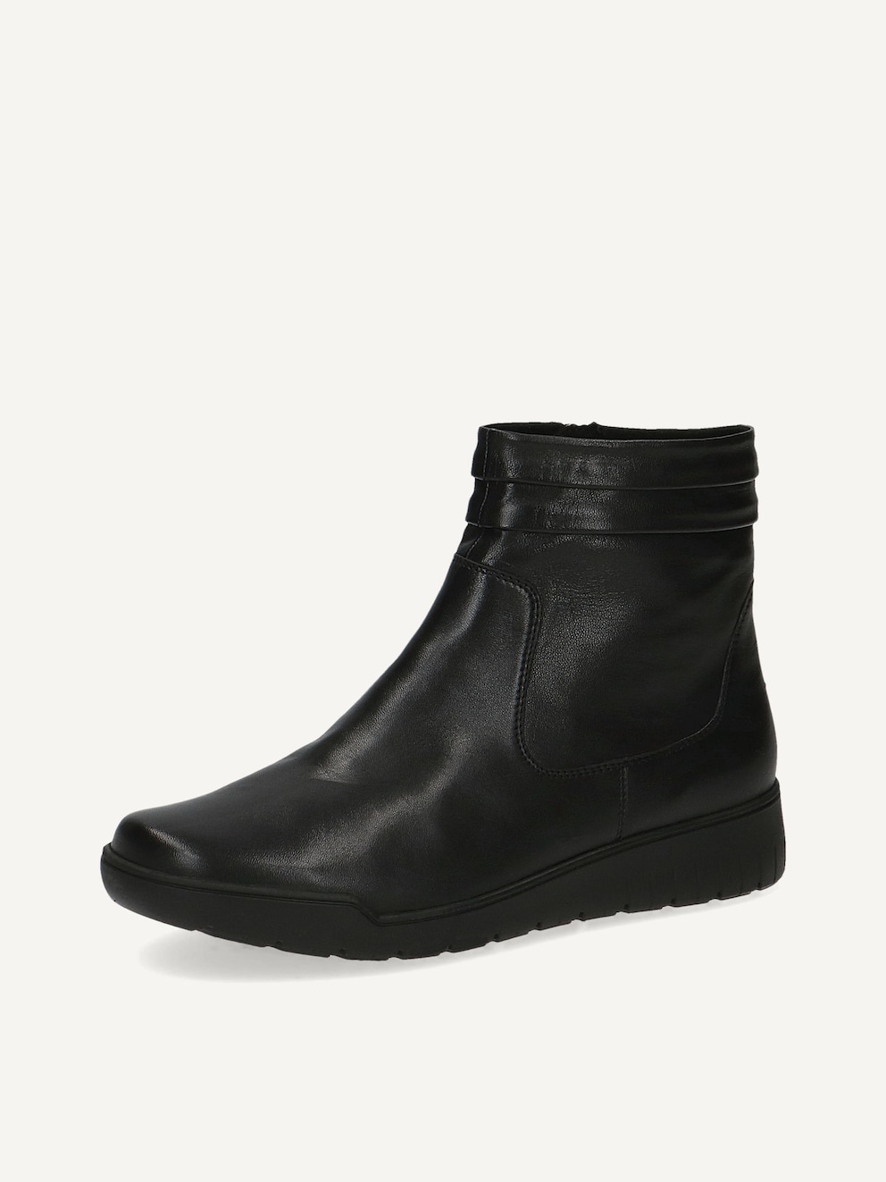 Caprice, Bottine en cuir - noir BLACK SOFTNAP., image 2 sur 5