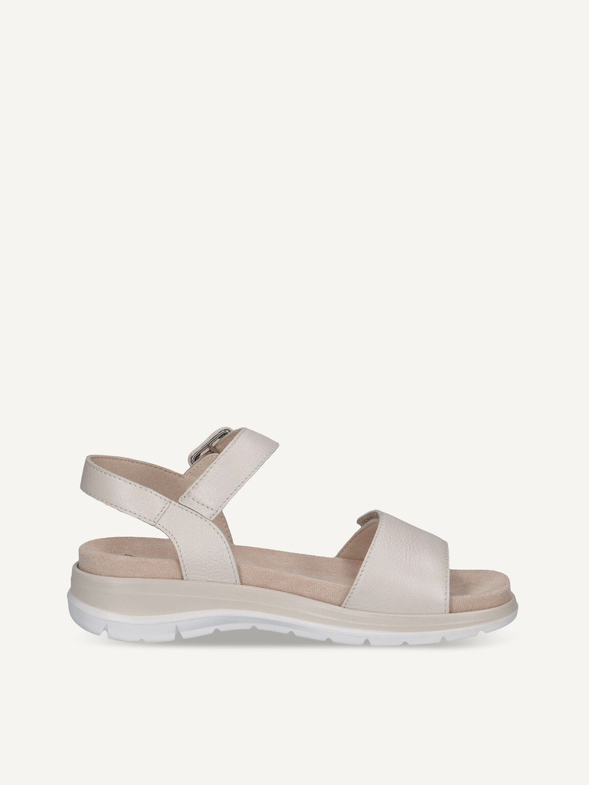 Caprice, Leather Sandal - offwhite PEARL NAPPA, image 4 of 6