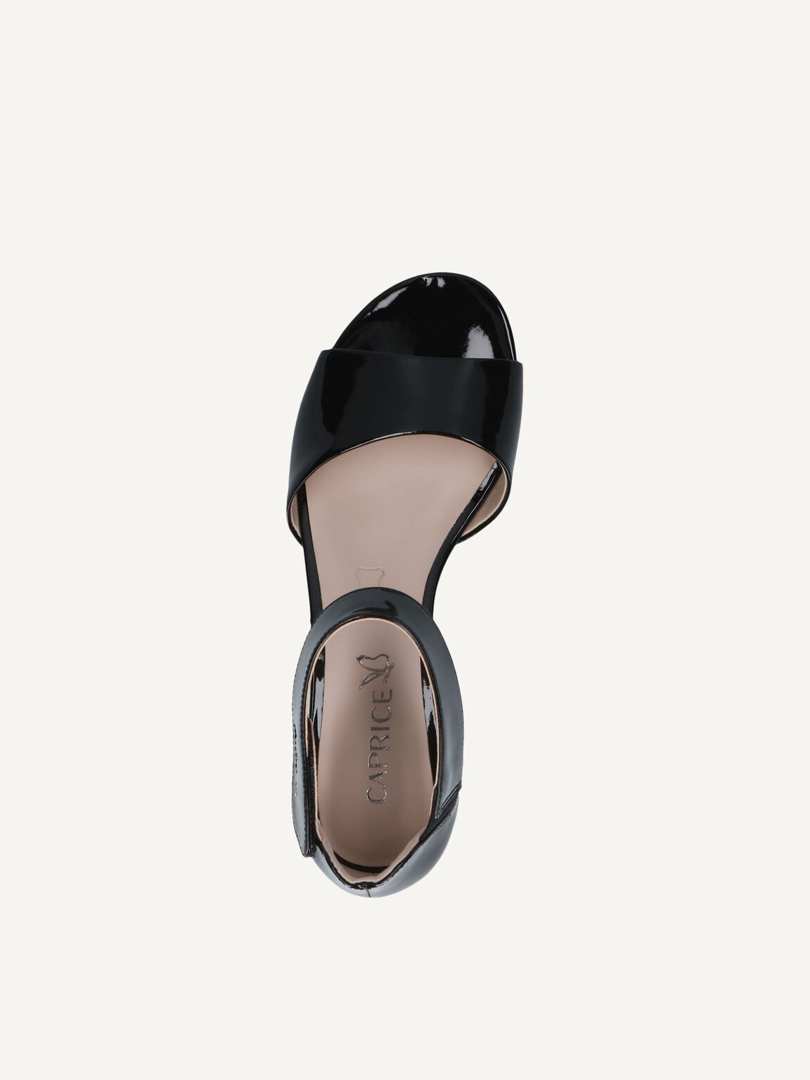 Caprice, Leather Heeled sandal - black BLACK PATENT, image 5 of 5