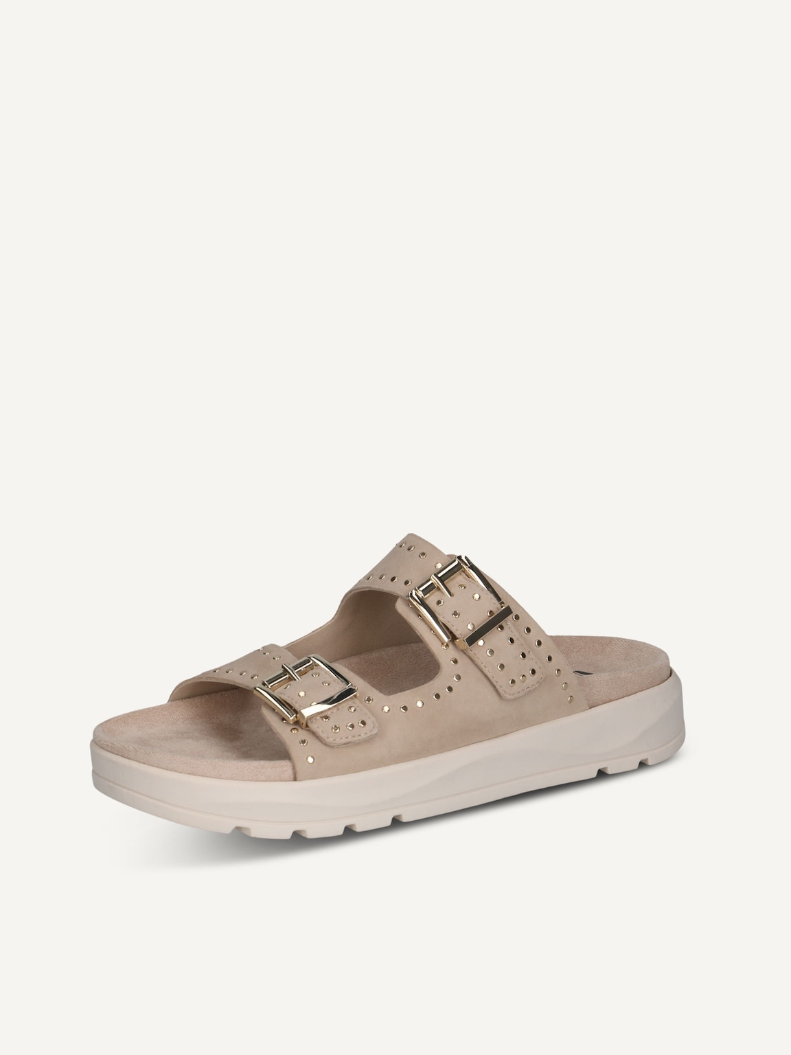 Caprice, Leather Mule - beige BEIGE SUEDE, image 1 of 6