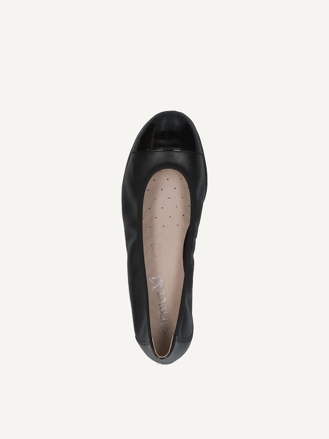 Caprice, Leather Ballerina - black BLACK COMB, image 5 of 5