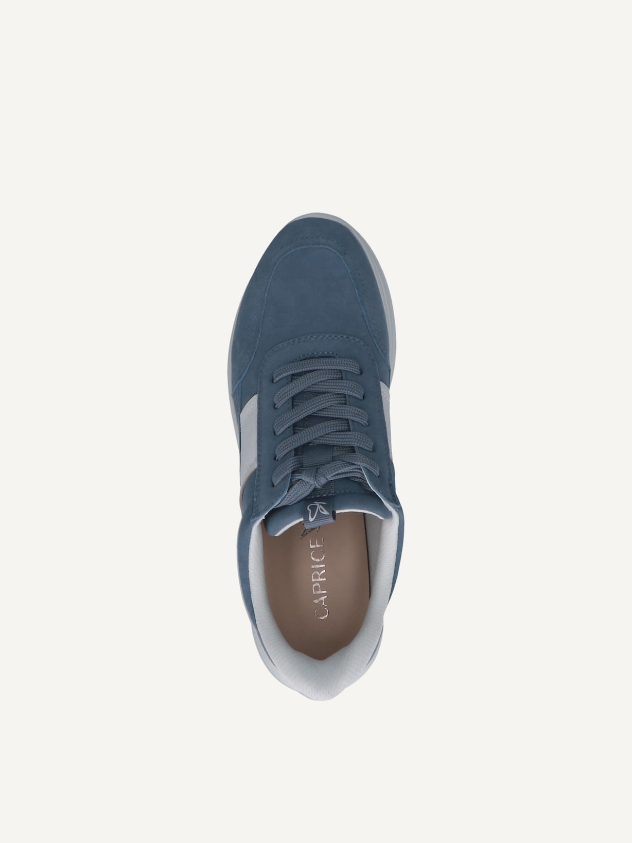 Caprice, Basket en cuir - noir WHITE/LT.BLUE, image 5 sur 6