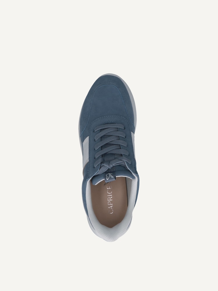 Caprice, Leather Sneaker - black WHITE/LT.BLUE, image 6 of 6