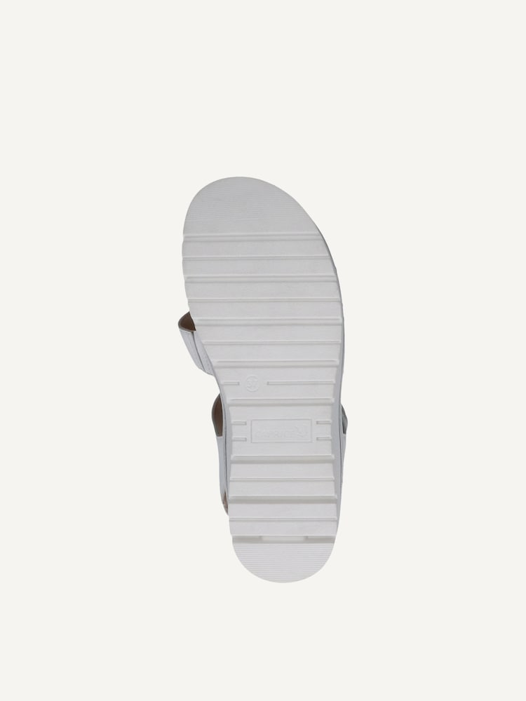 Caprice, Sandale en cuir - blanc WHITE/SILVER, image 5 sur 5