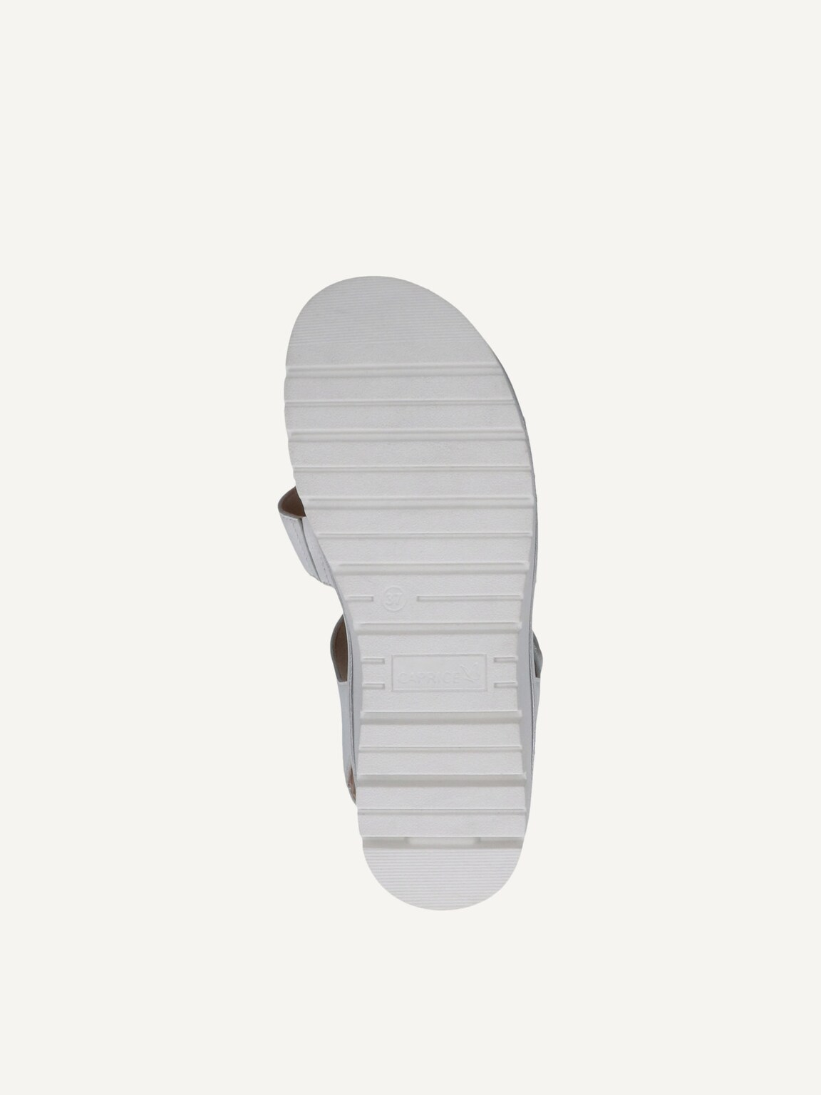 Caprice, Leather Sandal - white WHITE/SILVER, image 4 of 5