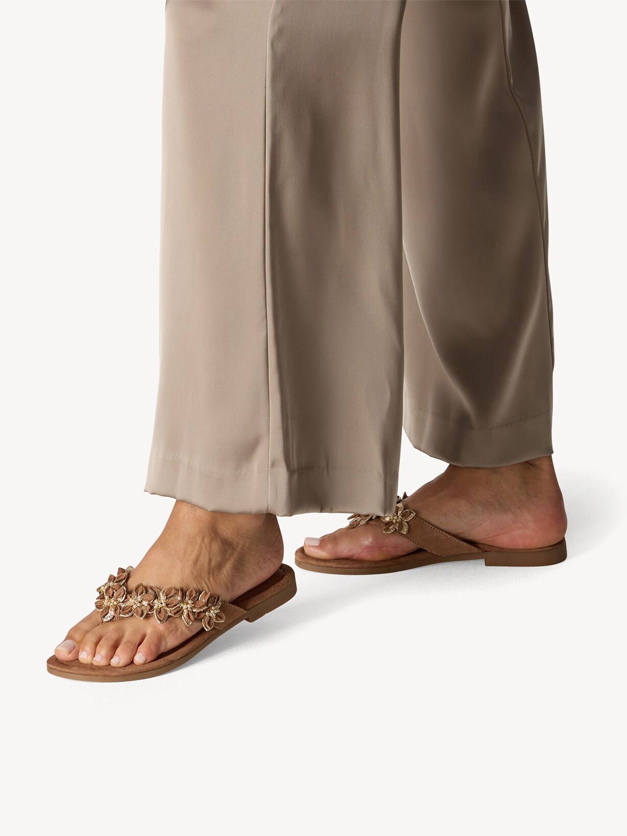 Marco Tozzi, Leather Toe separators - brown TAN COMB, image 2 of 7