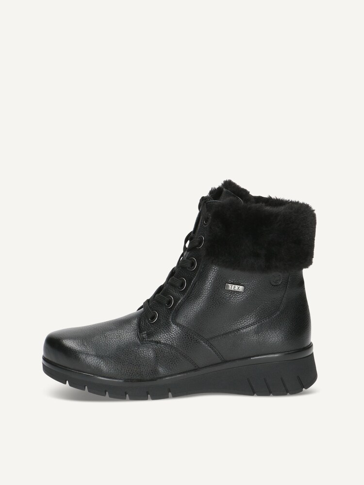 Caprice, Bootie - black warm lining BLACK NAPPA, image 3 of 6