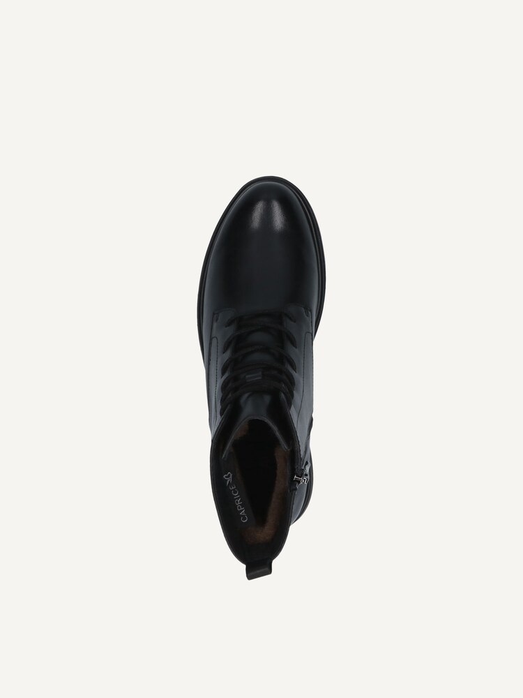 Caprice, Leather Bootie - black warm lining BLACK NAPPA, image 5 of 5