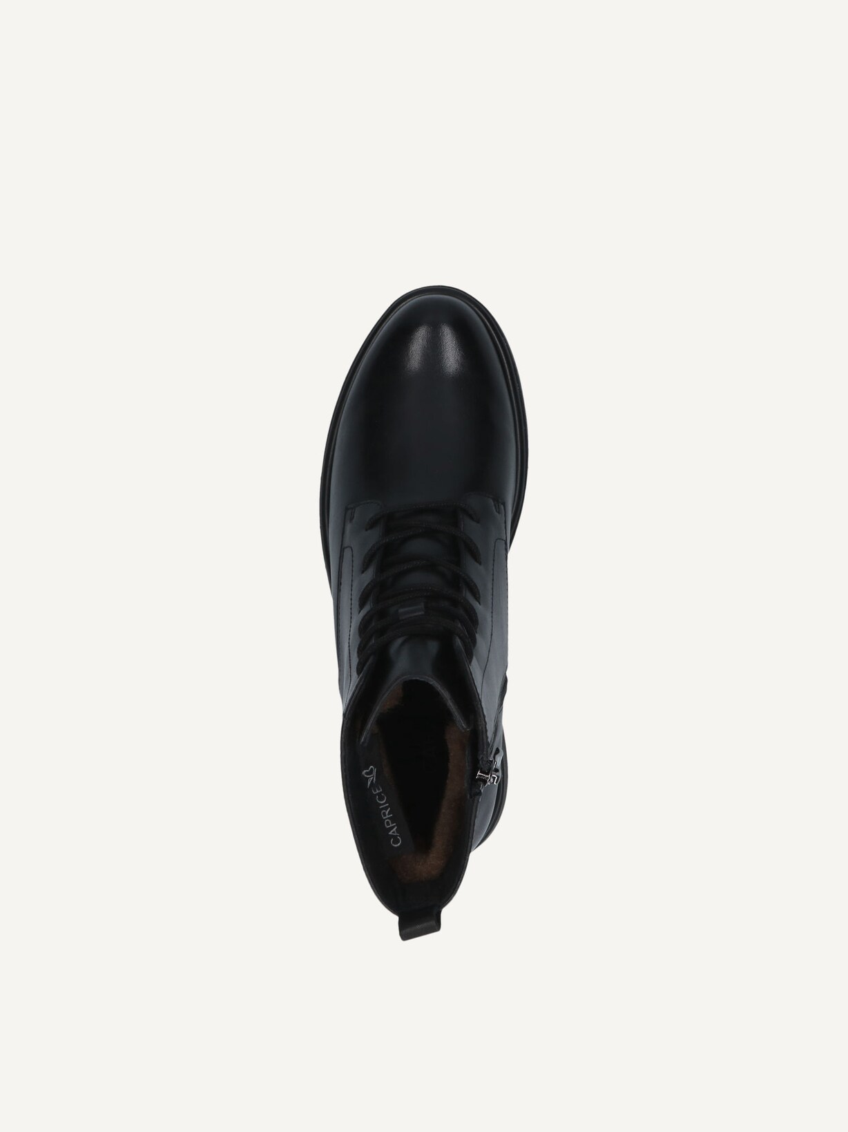Caprice, Bottine en cuir - noir doublure chaude BLACK NAPPA, image 4 sur 5