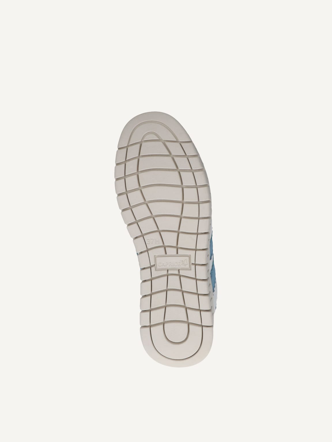 Caprice, Leather Sneaker - black WHITE/LT.BLUE, image 4 of 5