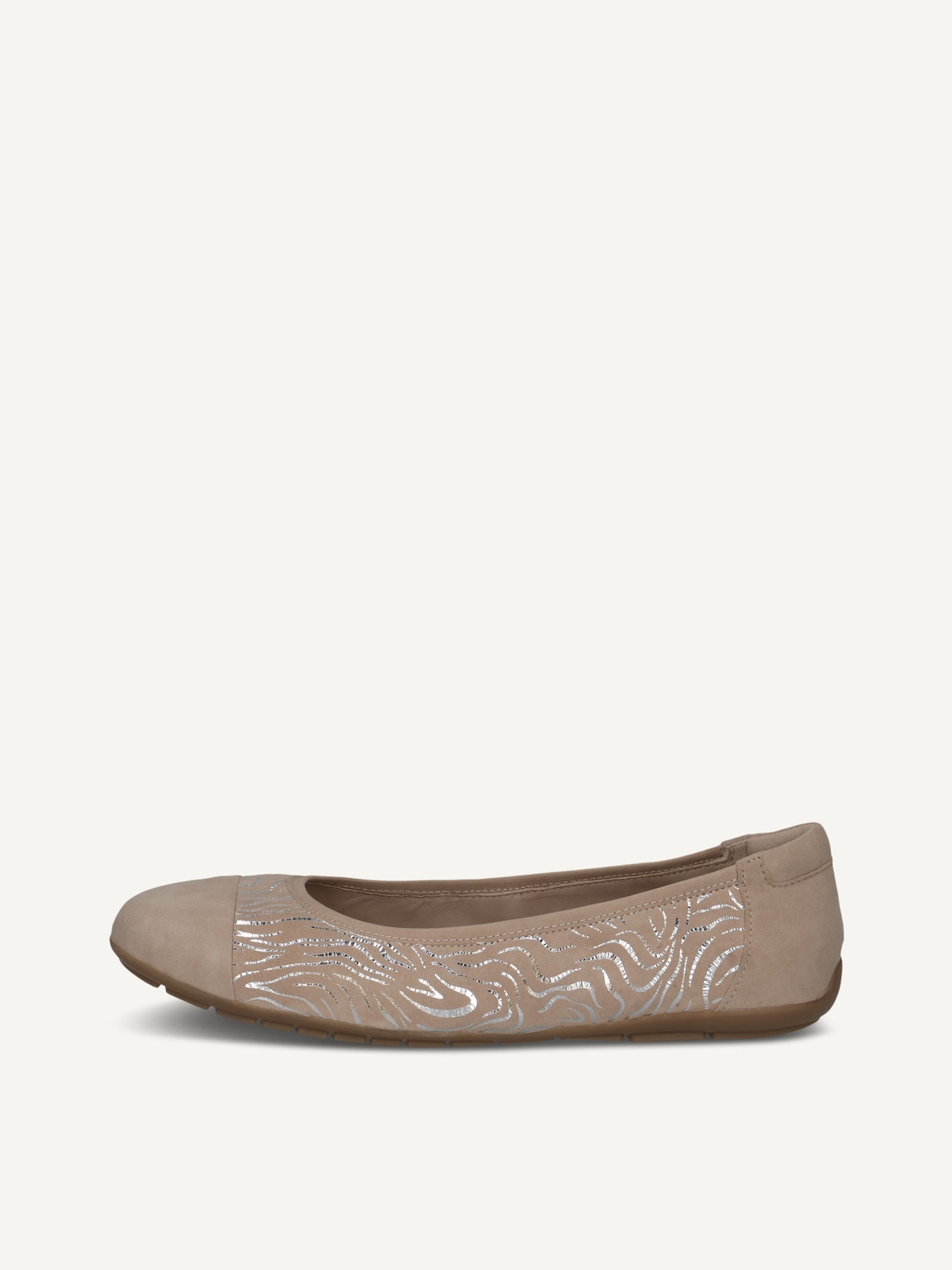 Caprice, Leather Ballerina - beige BEIGE COMB, image 2 of 5
