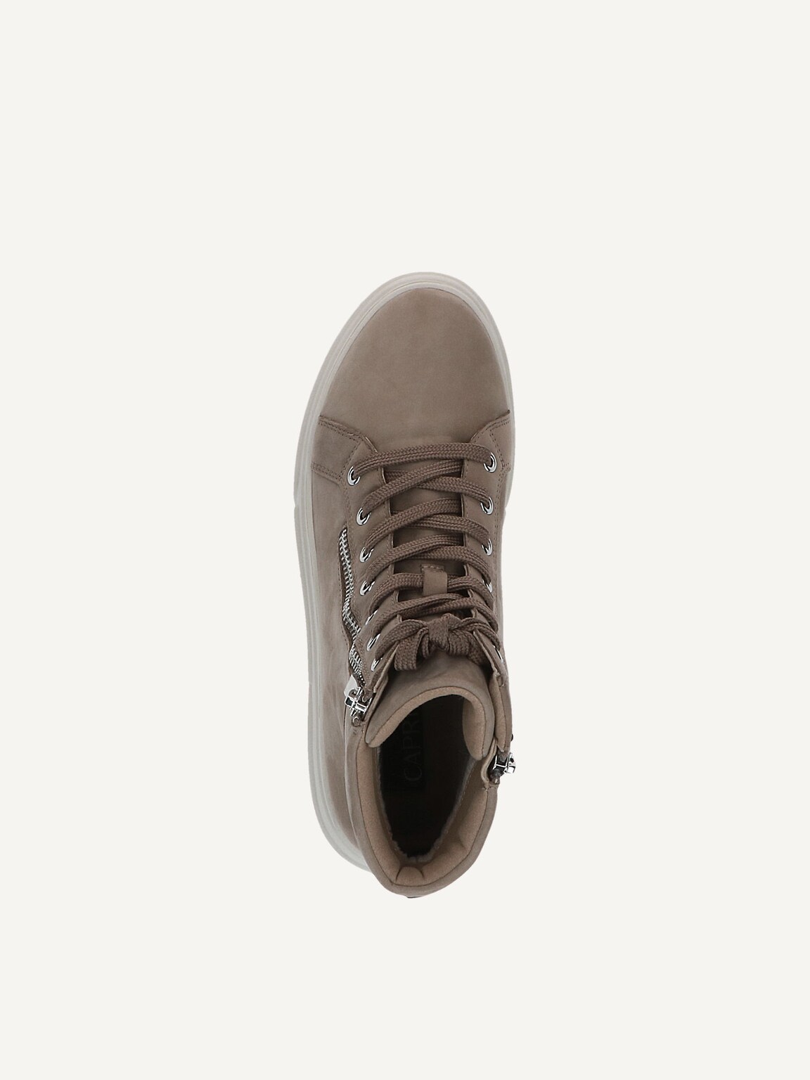 Caprice, Leather Bootie - brown MUD NUBUC, image 6 of 6