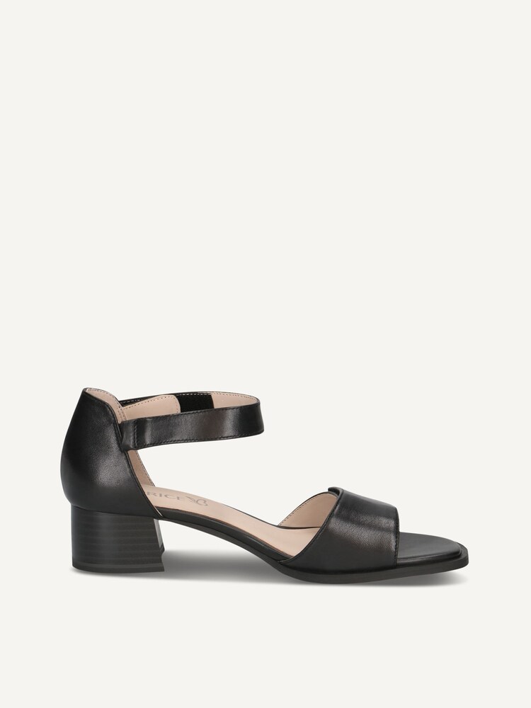 Caprice, Sandale à talon en cuir - noir BLACK NAPPA, image 3 sur 5