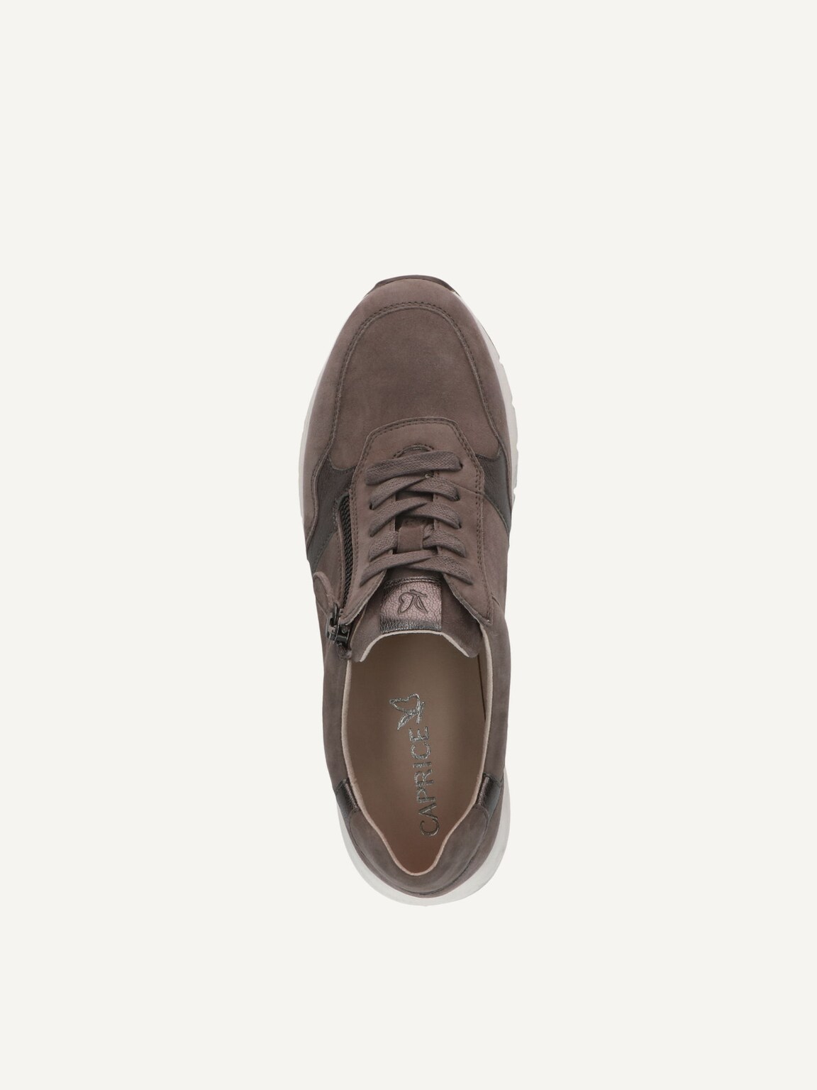 Caprice, Leather Sneaker - beige TAUPE COMB, image 5 of 5