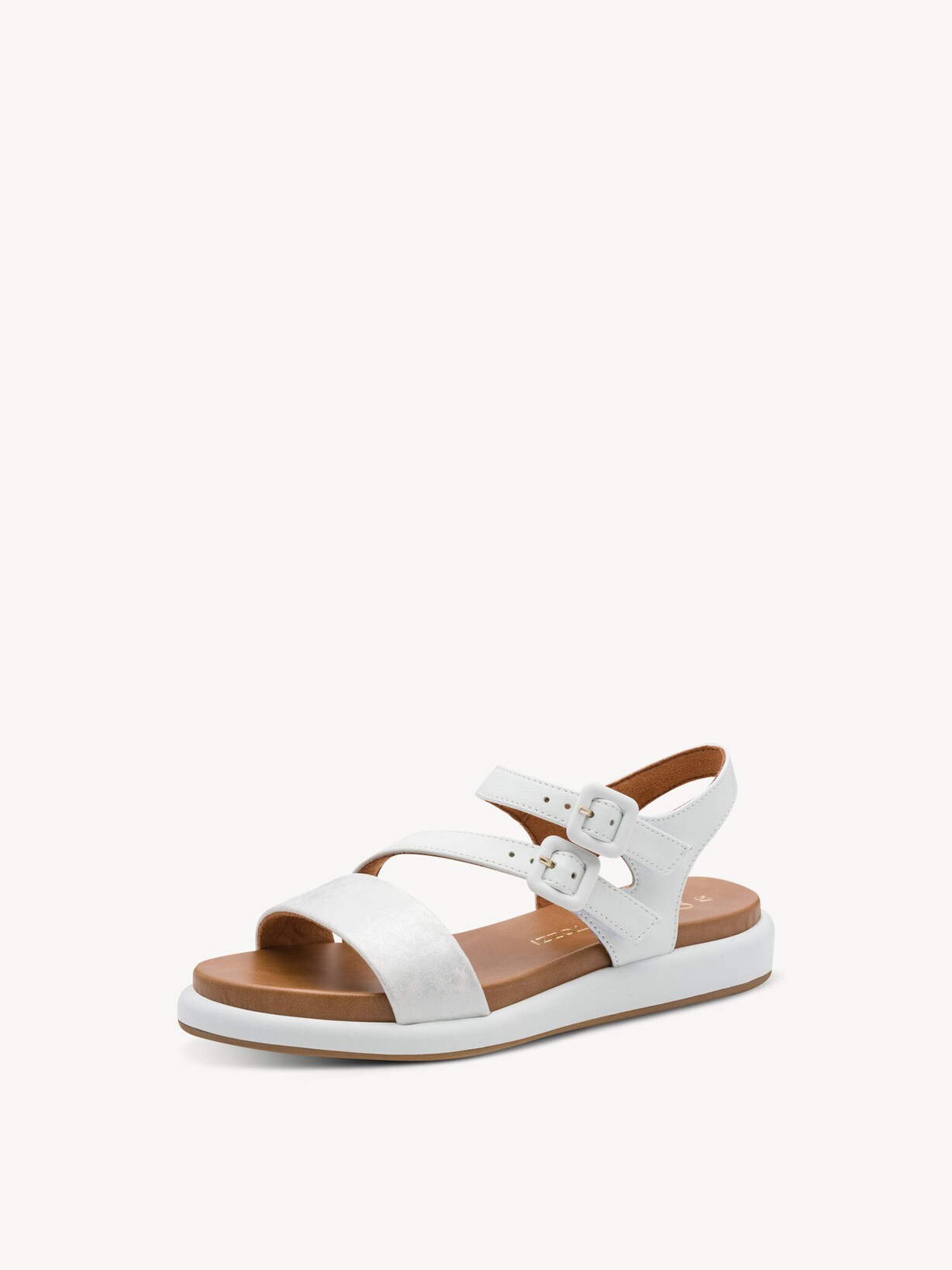 Marco Tozzi, Sandaal - wit WHITE COMB, afbeelding 1 van 6