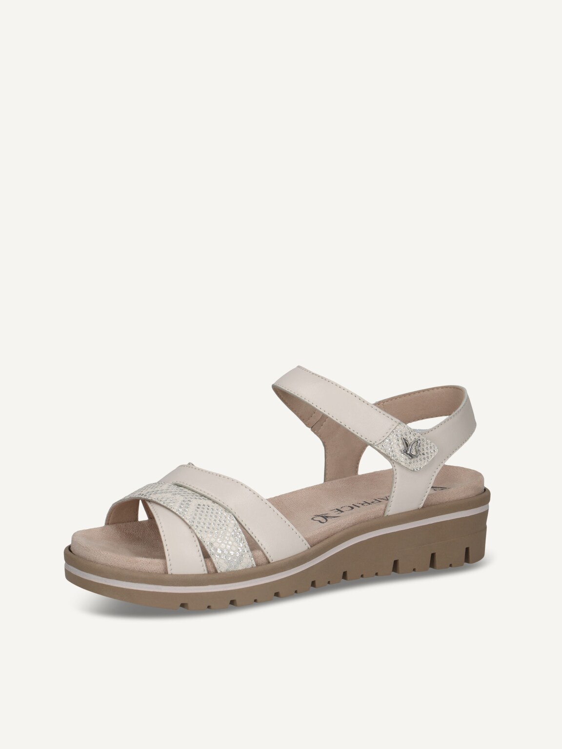 Caprice, Leather Sandal - white OFFWHITE COMB, image 1 of 6