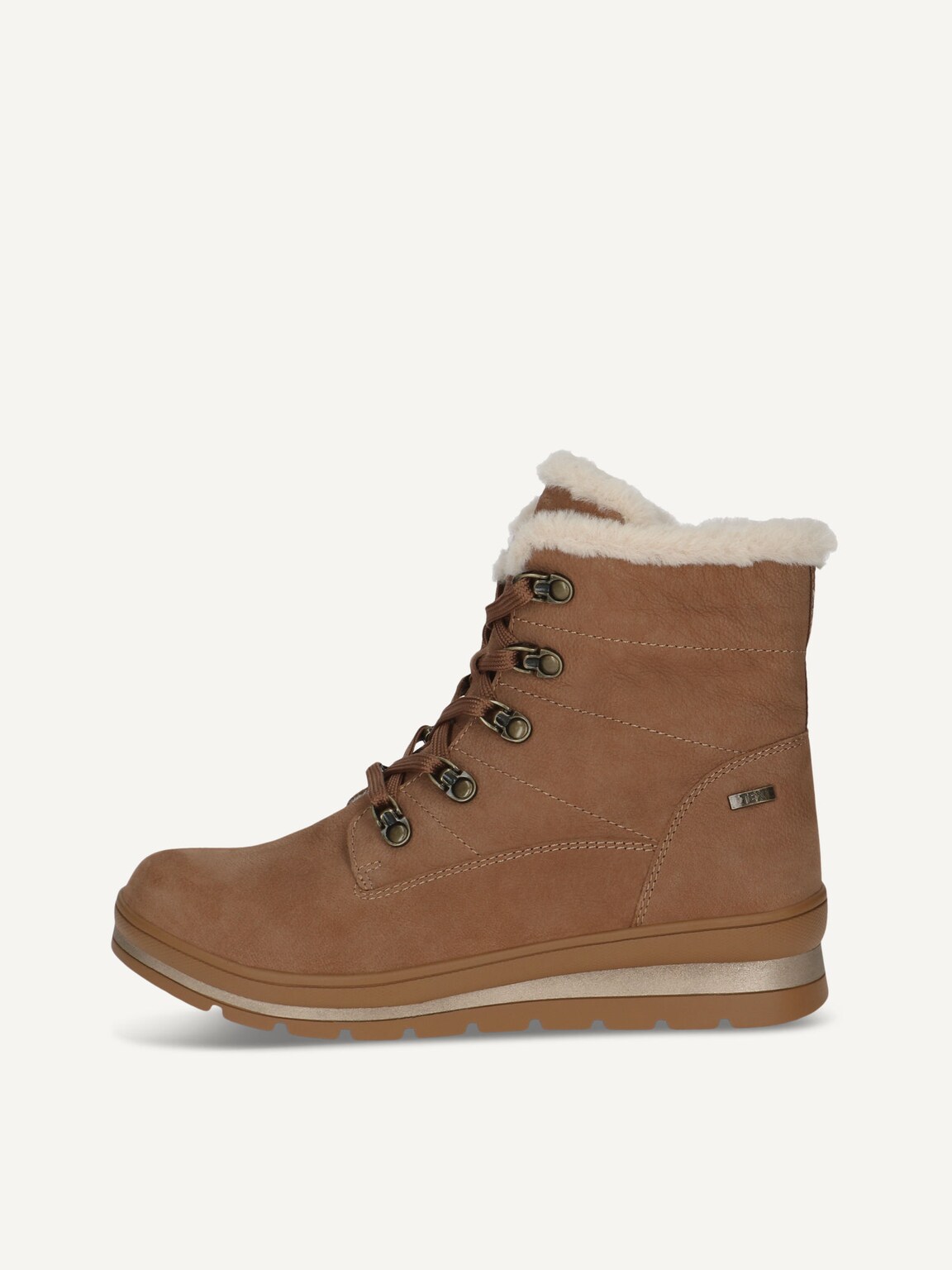 Caprice, Bootie - brown warm lining NUT NUBUC, image 2 of 5