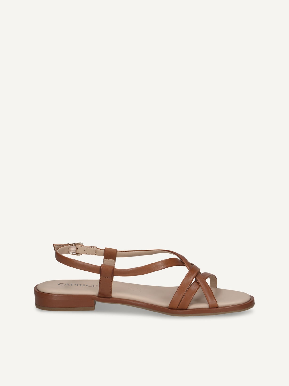 Caprice, Sandale en cuir - marron COGNAC NAPPA, image 4 sur 6