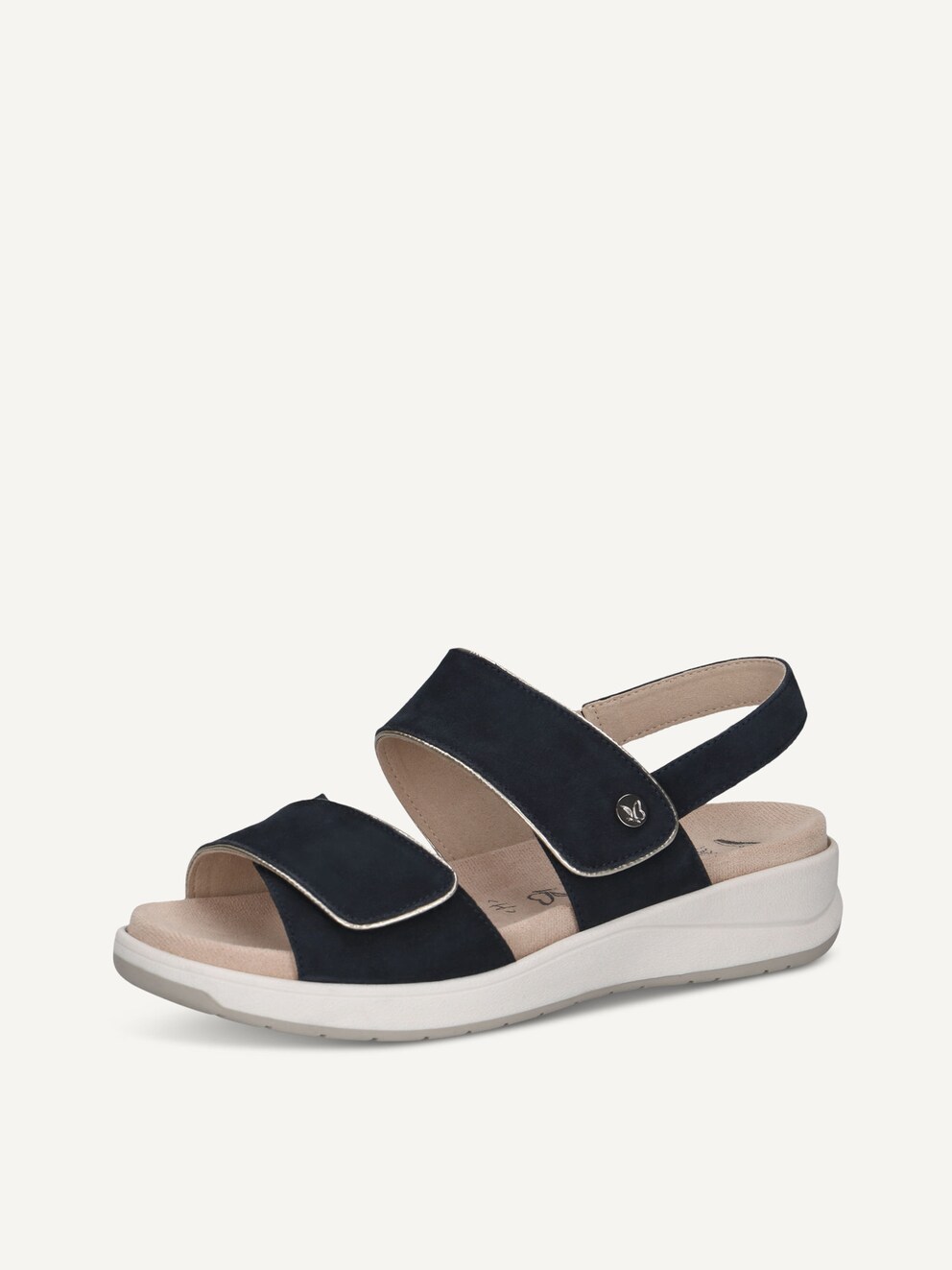 Caprice, Heeled sandal - blue OCEAN SUEDE, image 1 of 6
