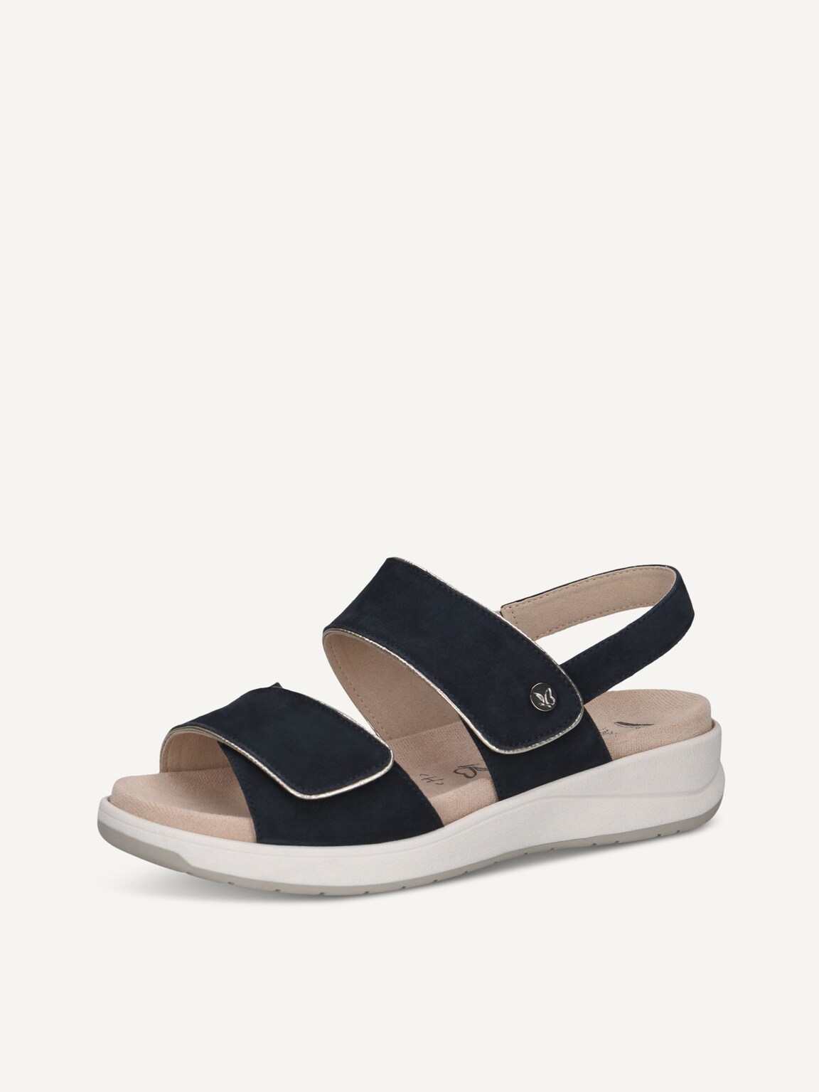 Caprice, Heeled sandal - blue OCEAN SUEDE, image 1 of 6