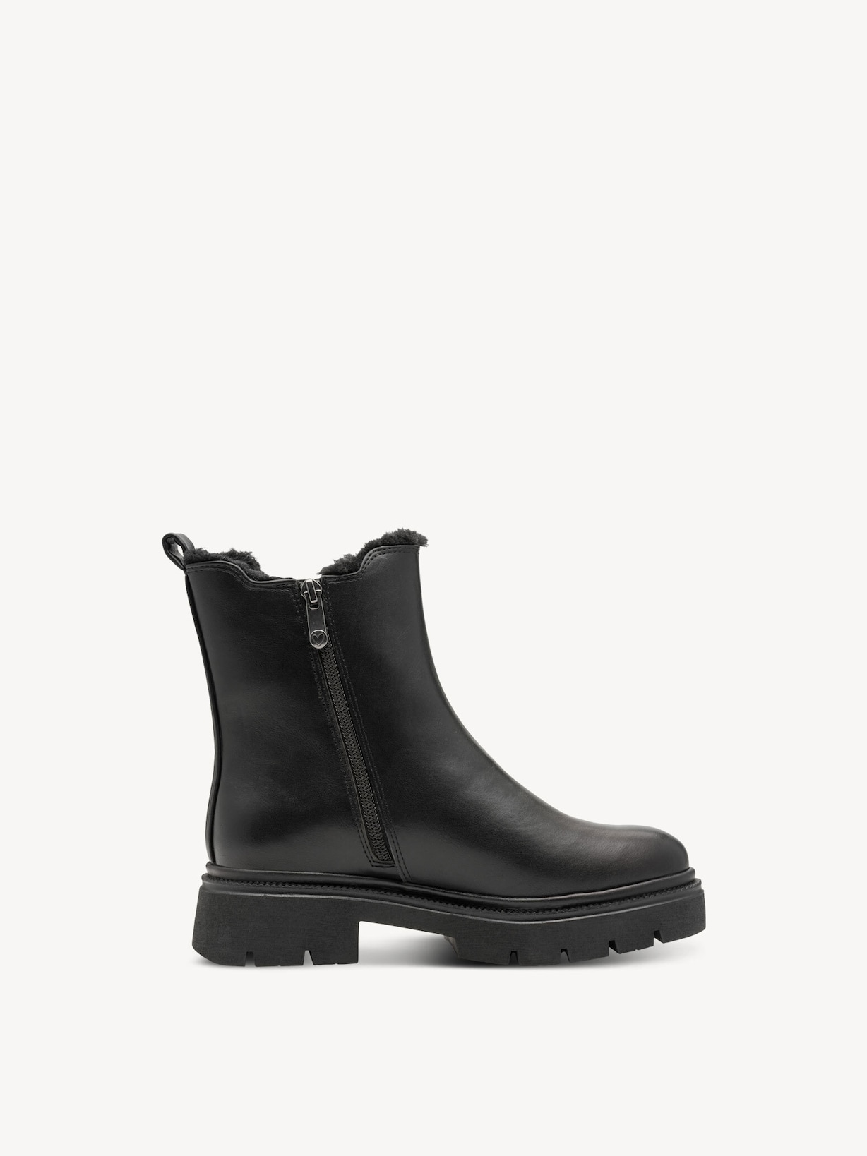Marco Tozzi, Chelseaboot - zwart warme voering BLACK, afbeelding 7 van 7