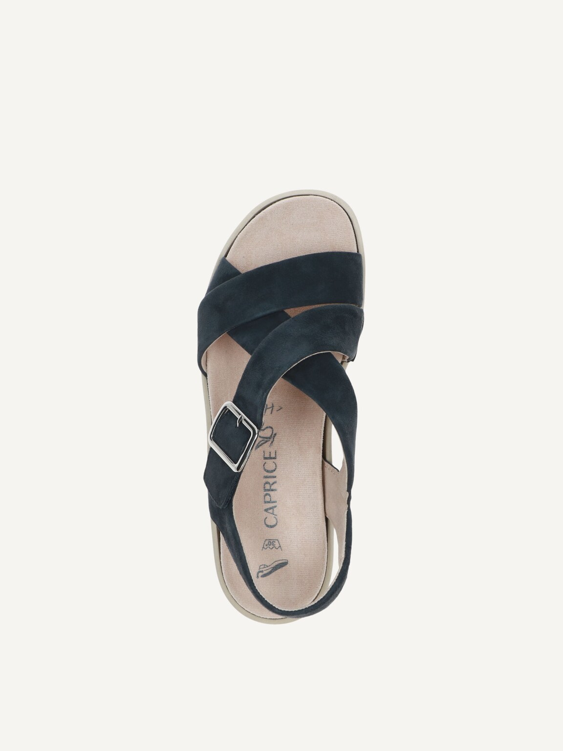 Caprice, Leather Sandal - blue OCEAN SUEDE, image 6 of 6