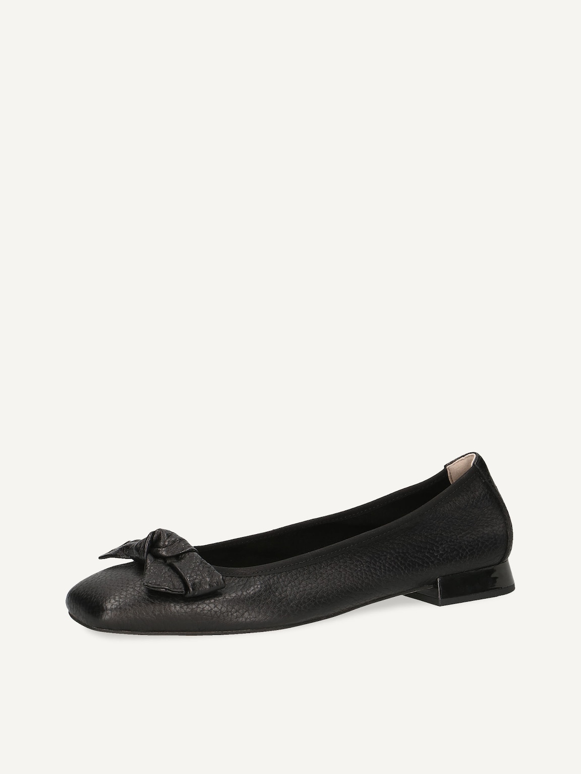 Caprice, Leather Ballerina - black BLACK DEER, image 1 of 5