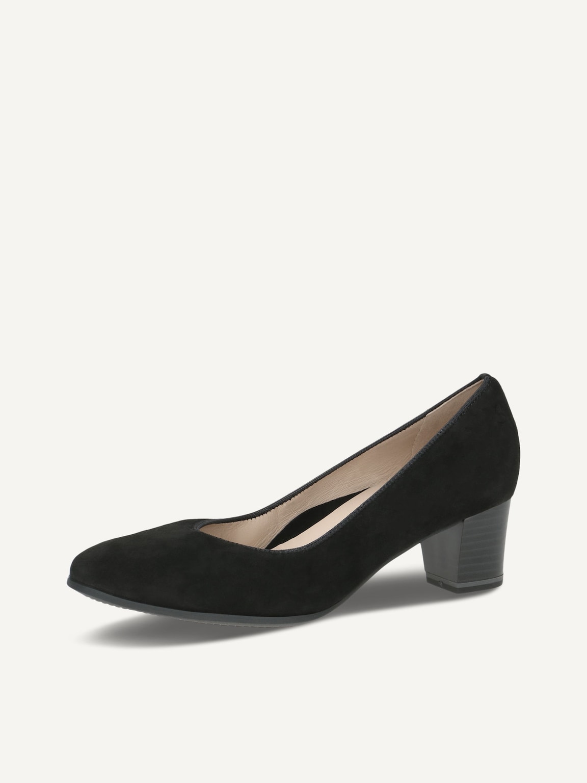 Caprice, Leather Pumps - black BLACK SUEDE, image 1 of 5