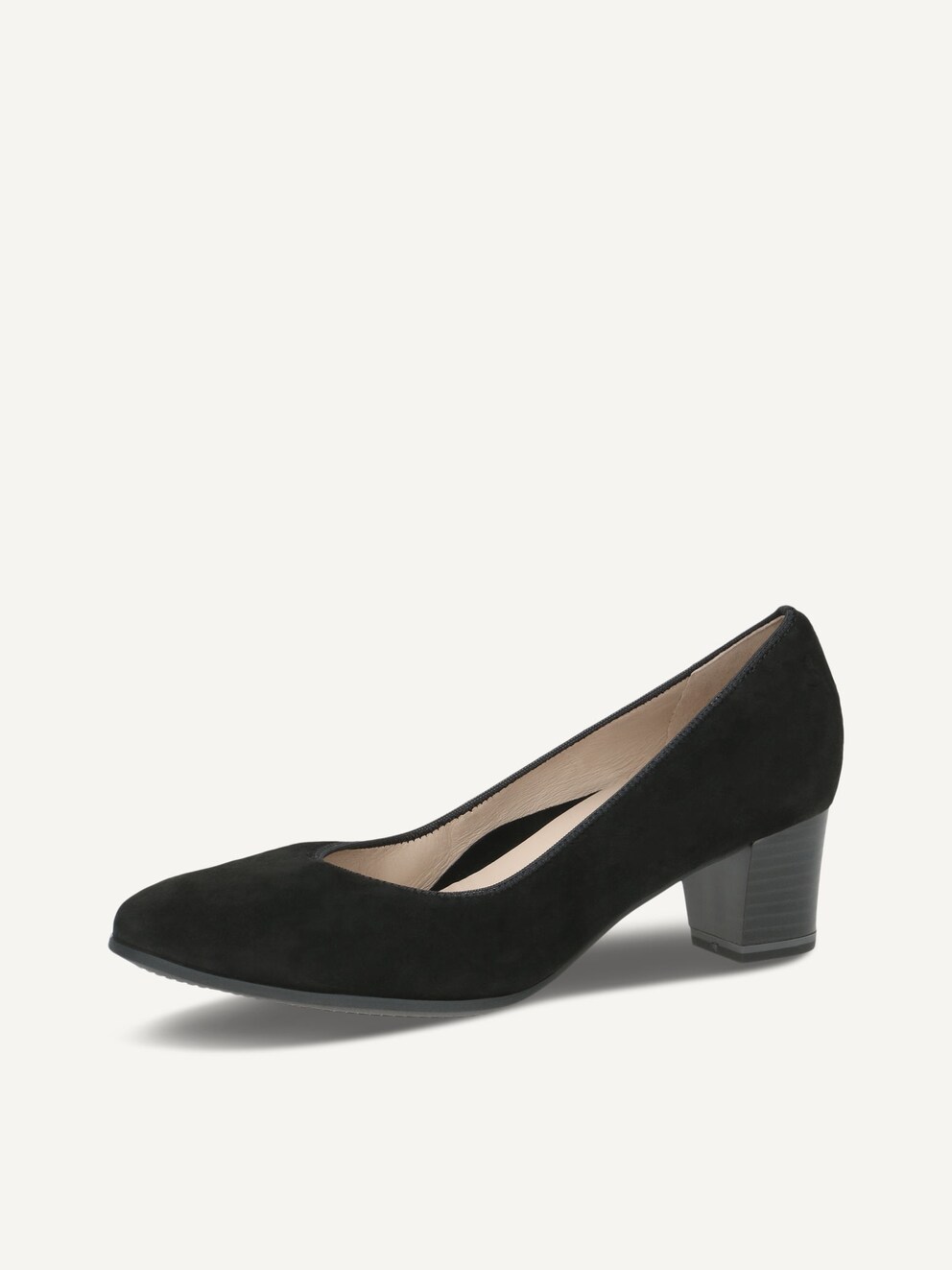 Caprice, Escarpin en cuir - noir BLACK SUEDE, image 2 sur 5