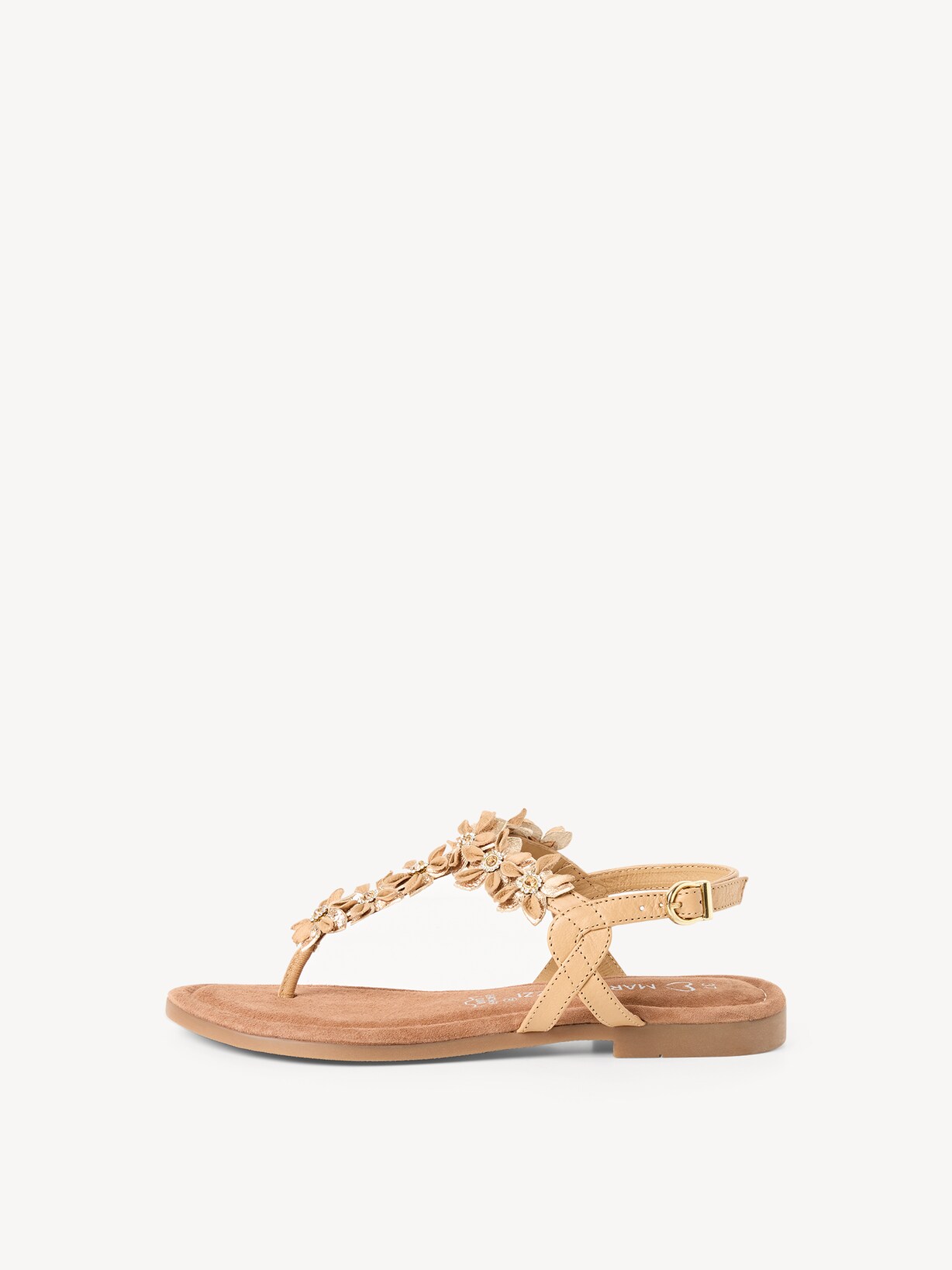 Marco Tozzi, Leather Sandal - beige TAUPE COMB, image 3 of 7