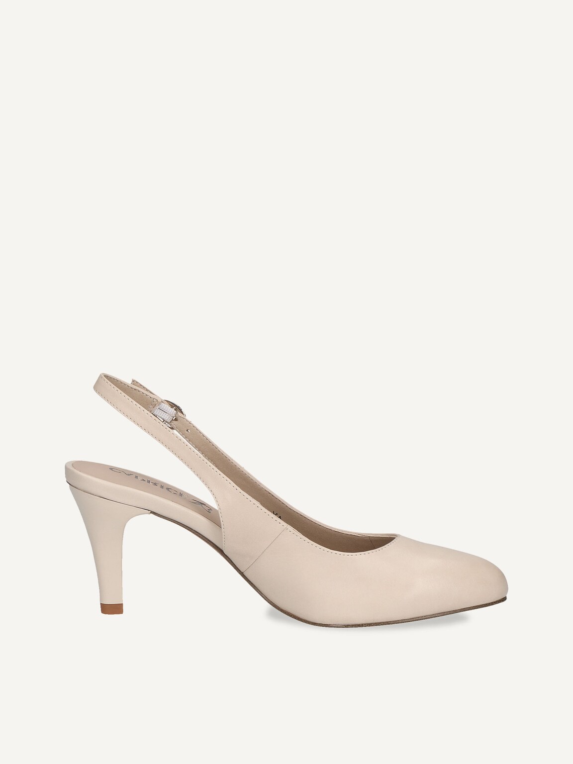 Caprice, Leather sling pumps - white OFFWHITE NAPPA, image 4 of 6